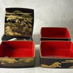 Doos - Hout - Urushi-lak Maki-e Showa