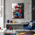 AT9 - [Canvas L] Mario Shattered Reality - Pop Art Tribute