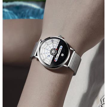 Night and Day Horloge - Anoloog Luxe Uurwerk voor Mannen en, Verzenden, Nieuw, Dom Original