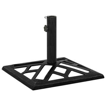 vidaXL Parasolvoet 44x44x31 cm gietijzer zwart, Tuin en Terras, Verzenden, Nieuw