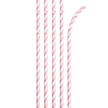 Roze Rietjes Gestreept 24st, Verzenden, Nieuw