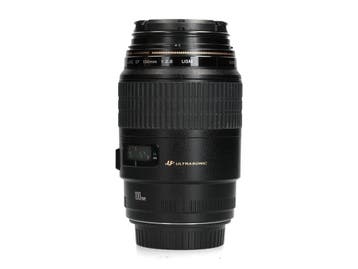 Canon EF 100mm f/2.8 USM Macro - Macrolens - 1 jaar garantie, Ophalen of Verzenden, Zo goed als nieuw