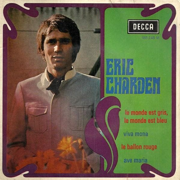 Eric Charden - Le Monde Est Gris, Le Monde Est Bleu, Cd's en Dvd's, Vinyl | Pop, Gebruikt, Verzenden