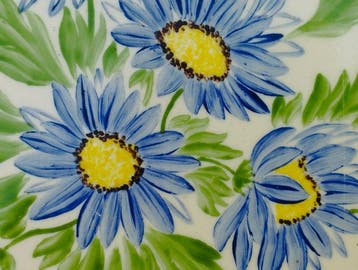 Wanddecoratie - Carl Teichert - korenbloemen - Duitsland -