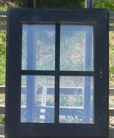 steellook aluminum raam , chassis , venster 55 x 70 zwart, Doe-het-zelf en Bouw, Raamkozijnen en Schuifdeuren, Inclusief glas