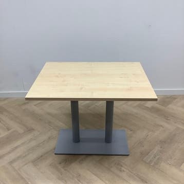 design tafel van Pedrali, (bxd) 100x80 cm, Ahorn blad -, Bureau