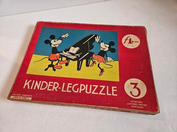 Mickey Mouse - 1 Puzzle - Uitgeverij Lammert Melisz Westzaan, Collections, Disney