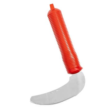 Mes gehoekt rood - Aangepast bestek - verdikt, extra grip, Ophalen of Verzenden, Nieuw