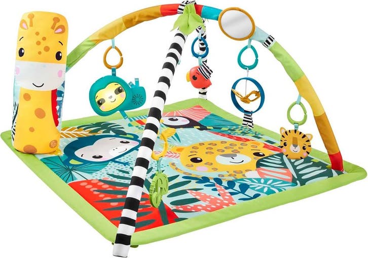 Fisher-Price Babygym Jungle | Retour deal | Sla je slag, Kinderen en Baby's, Speelgoed | Babyspeelgoed, Met geluid, Zo goed als nieuw