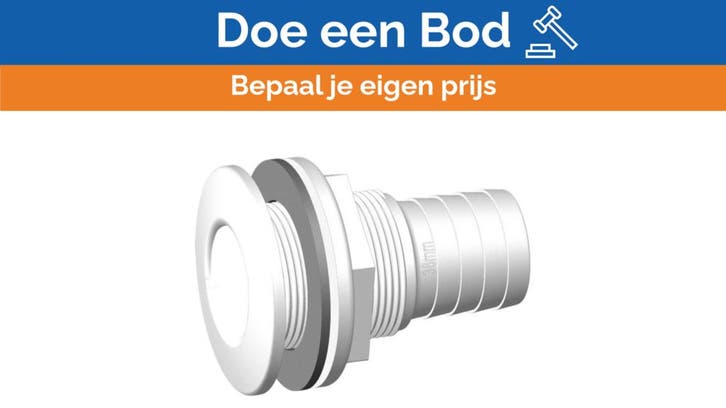 Bieden: Trudesign 1253E Skin Fitting 1 1/2 Inch, Watersport en Boten, Bootonderdelen, Ophalen of Verzenden