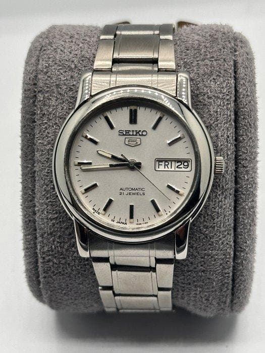 Seiko - Seiko 5 Automatic Day-Date - Zonder minimumprijs -, Bijoux, Sacs & Beauté, Montres | Anciennes | Antiquités