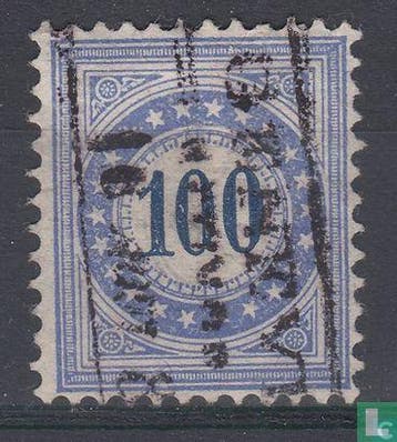 Zwitserland - Cijfer - 1882, Timbres & Monnaies, Timbres | Europe | Suisse, Verzenden