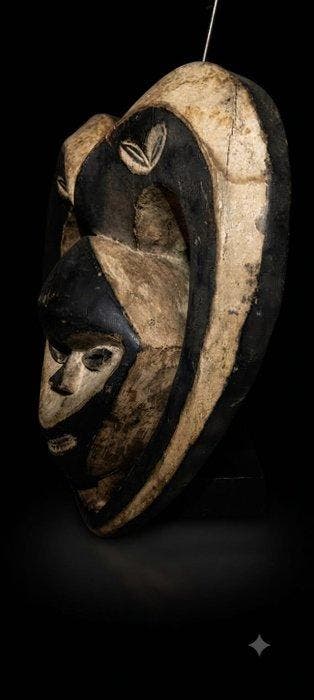 Prachtig masker kwele - kwele - Bakwélé - Gabon (Zonder