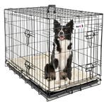 MaxxPet Hondenbench met Plaid - Zwart - Incl. Plaid - 107..., Ophalen of Verzenden, Nieuw