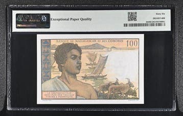 Comoren. - 100 Francs - ND (1963) - Pick 3b (Zonder