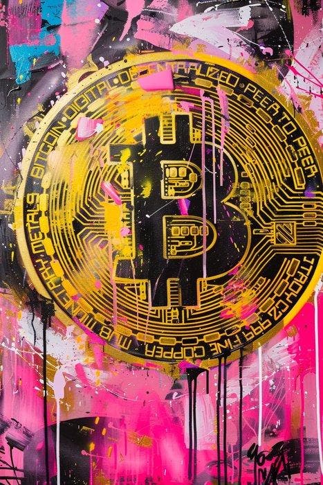 Dine Chanima (XX-XXI) - (XXL) Giant Crypto Street Splash, Antiquités & Art, Art | Objets design