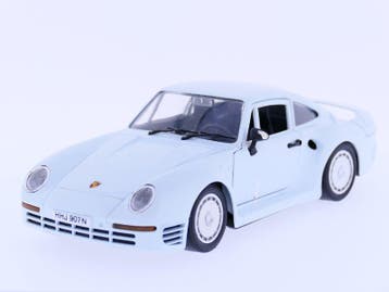 Schaal 1:18 02221 Tonka-Polistil 959 Porsche 1987 #130, Ophalen of Verzenden, Gebruikt