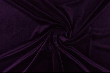 10 meter stretch fluweel - Paars, Verzenden, 120 cm of meer, Paars, Polyester