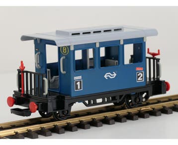 Playmobil 4100 Personenrijtuig DB blauw (Personen wagons), Ophalen of Verzenden, Gebruikt, Overige typen, Analoog
