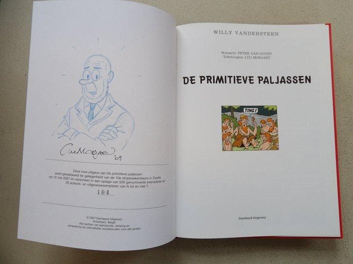 Suske en Wiske - De Primitieve Paljassen - Luxe HC met, Livres, BD