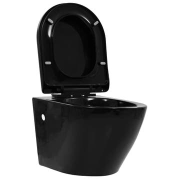 Hangend toilet zwart -41% Retour deal! Sla je slag, Verzenden, Toilet