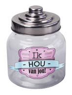 Snoeppot Ik Hou Van Jou 14cm, Verzenden, Nieuw
