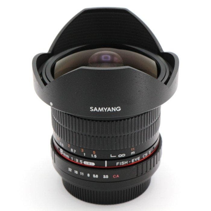 Samyang Optics 8mm F/3.5 Fisheye CSII Canon EF-S Prime lens, TV, Hi-fi & Vidéo, Appareils photo numériques
