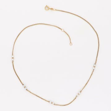 Collier - 14 carats Or jaune Perle