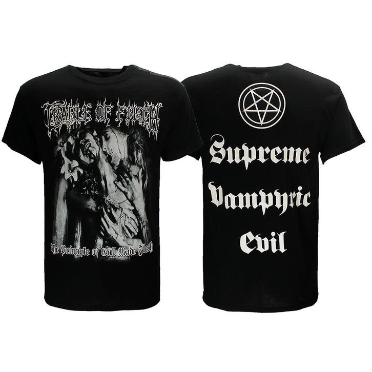 cradle Of Filth Supreme Vampiric Evil T-Shirt, Kleding | Heren, T-shirts