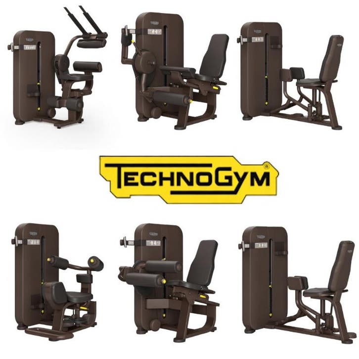 Technogym - Artis Set - 6 Delig - Sand Stone, Sports & Fitness, Équipement de fitness, Enlèvement ou Envoi