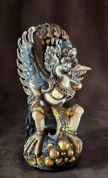 Bali antieke tempel Garuda polychroom - Indonesië (Zonder