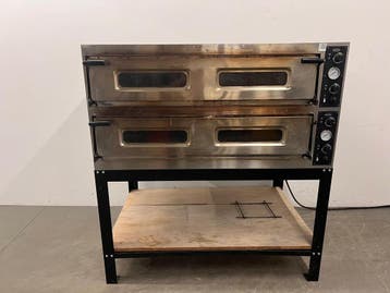 Combisteel Pizza Oven - 2 x 6 pizza inclusief gereedschap, Ophalen of Verzenden, Gebruikt, Combisteel