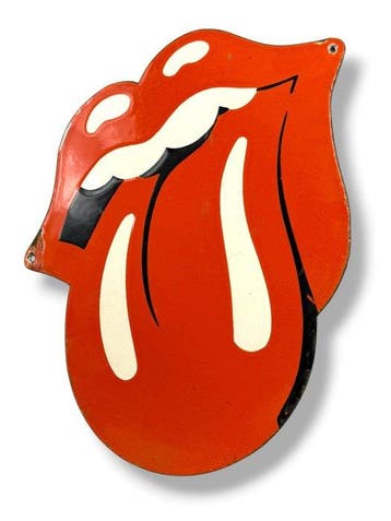 Rolling Stones - Plaque émaillée - Émail