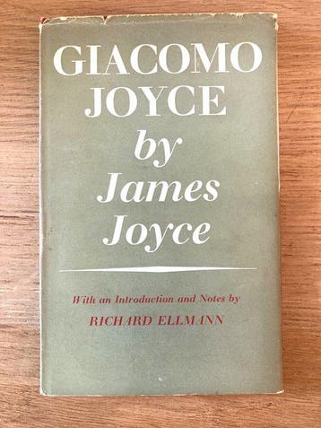 James Joyce - Giacomo Joyce (1ste druk 1968) [+ 3] -