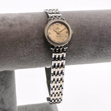OMEGA - 24,4 mm, Stainless steel and 18K yellow gold - De, Nieuw