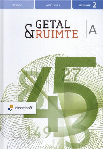Wiskunde A. Havo deel 2 / Getal & Ruimte / leerboek, Verzenden, Zo goed als nieuw