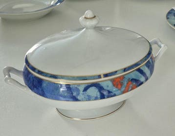 Christofle - Eetservies voor 12 (42) - Alizés - Porselein