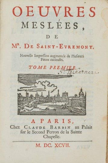 Charles Le Marquetel de Saint-Denis dit Saint-Évremond -