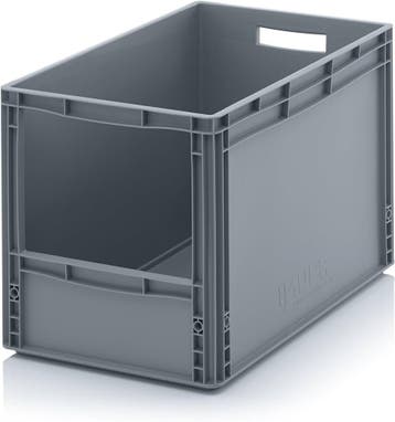 Magazijnbak euronorm 600x400x420mm met grijpopening, Ophalen of Verzenden