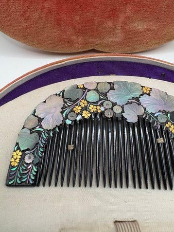 Haar ornament (3) - Japan - Meiji-Taisho-periode, Flo