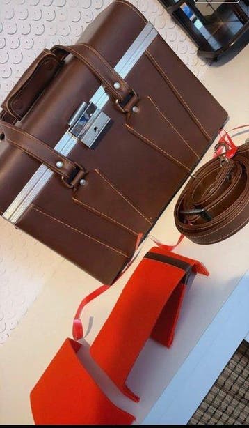 Vintage Universal Hard-Shell Camera Outfit Case - Brown, Nieuw