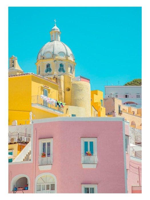 Elena Paraskeva - PROCIDA I +II - Diptych, Antiek en Kunst, Kunst | Designobjecten