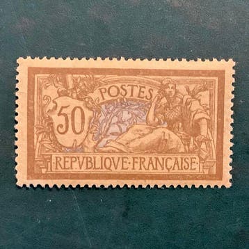 France 1900 - 50 centimes Merson GC papier et bon centrage -, Gestempeld