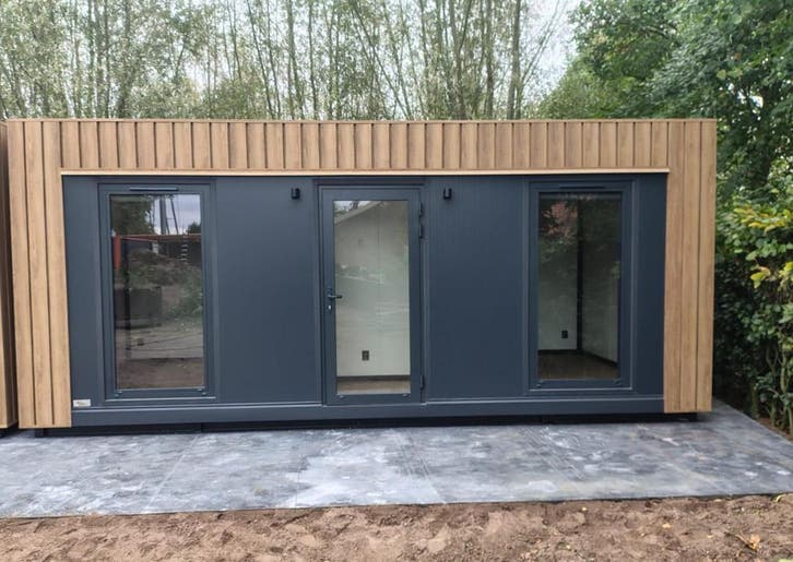 OK-Unit 5.20 m x 3.20 m | Kantoor in tuin | Prefab Kantoor, Articles professionnels, Articles professionnels Autre