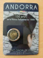 Andorra. 2 Euro 2016/2017 (4 coincards) (Zonder