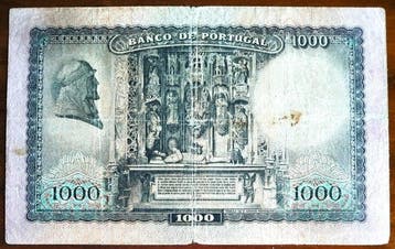 Portugal. - 1000 Escudos - 29/09/1942 - Pick 156 (Zonder