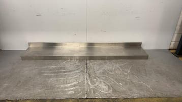 RVS Wandschap Schap 263.5 x 46 x 10 cm Horeca, Ophalen of Verzenden, Nieuw in verpakking