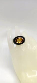 Sans prix de réserve - Bague - 14 carats Or jaune Topaze, Nieuw