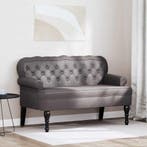 vidaXL Chesterfield Bank Grijs 119,5 x 64,5 x 75 cm, Huis en Inrichting, Verzenden, Nieuw