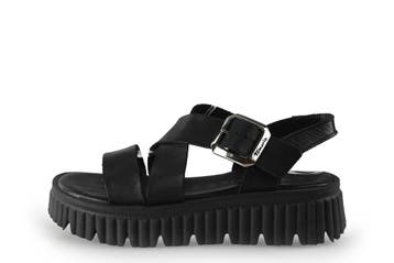 Tamaris Sandalen in maat 38 Zwart, Tamaris, Verzenden, Zwart, Sandalen of Muiltjes